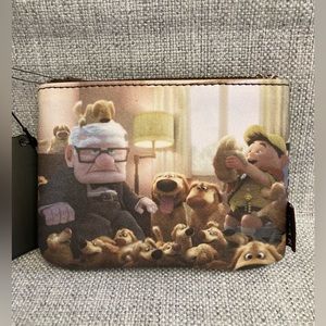 Loungefly Disney Pixar Up Carl & Russell Puppies Portrait Coin Purse